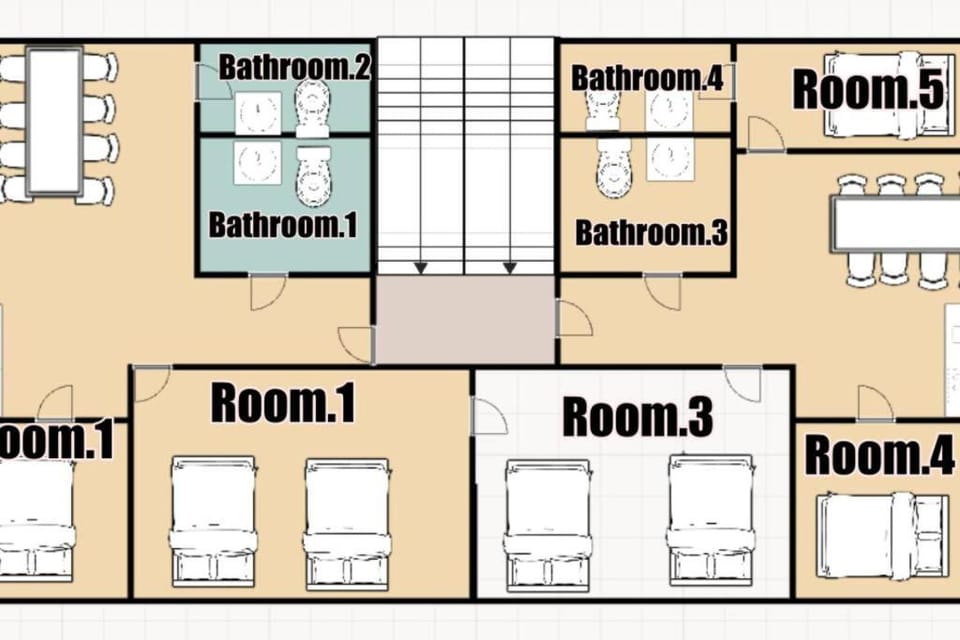 2 - Gu&Anne House Seoul Hongdae Stn 5rooms,4bathroom Apartment in Seoul