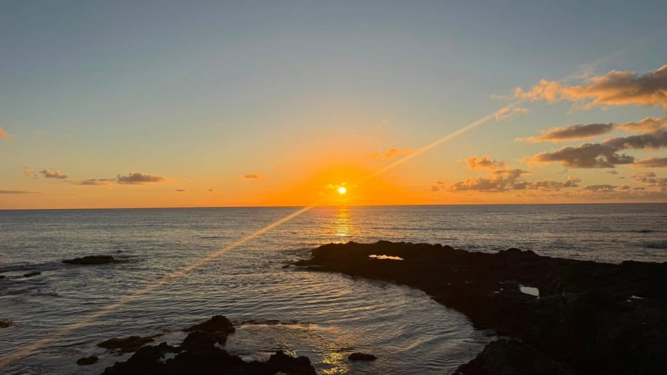 Natural landscape, Sea view, Sunset