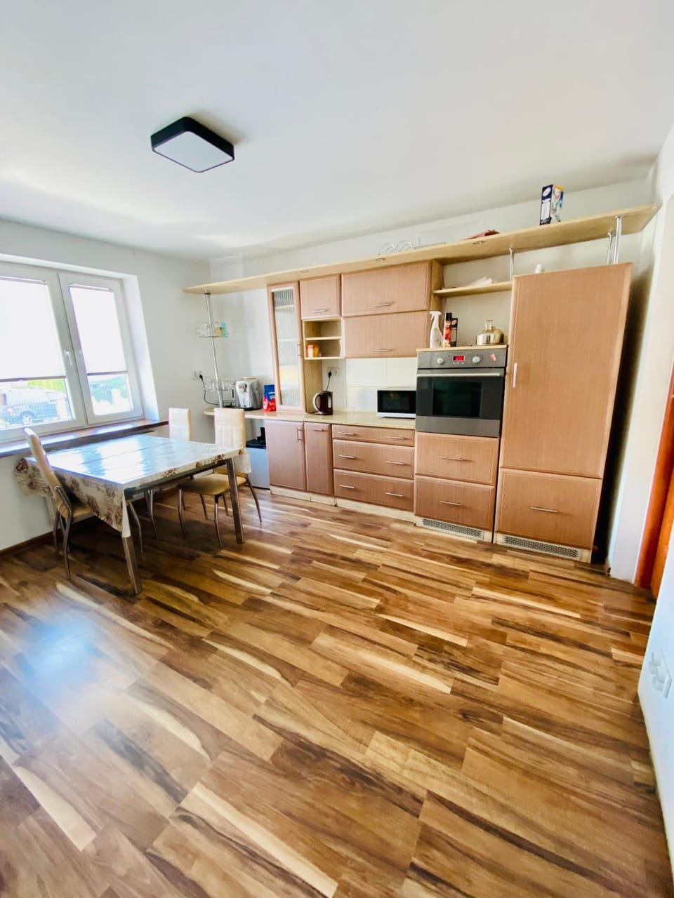 Kitchen or kitchenette, Dining area, dishwasher, minibar, pet friendly, stove
