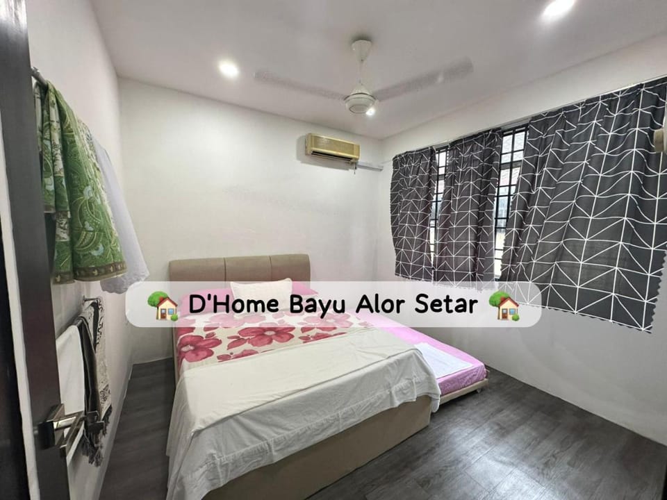 Bed, Bedroom, air conditioner