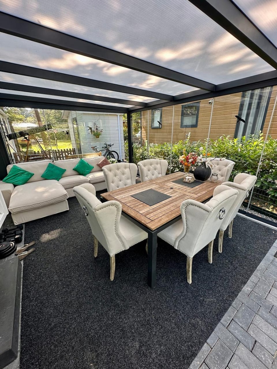 Patio, Garden, Dining area