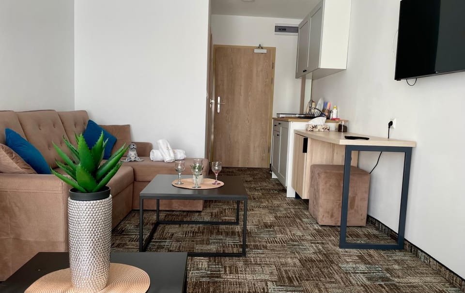 Communal lounge/ TV room, TV and multimedia, Kitchen or kitchenette, Living room, Seating area, Dining area, oven