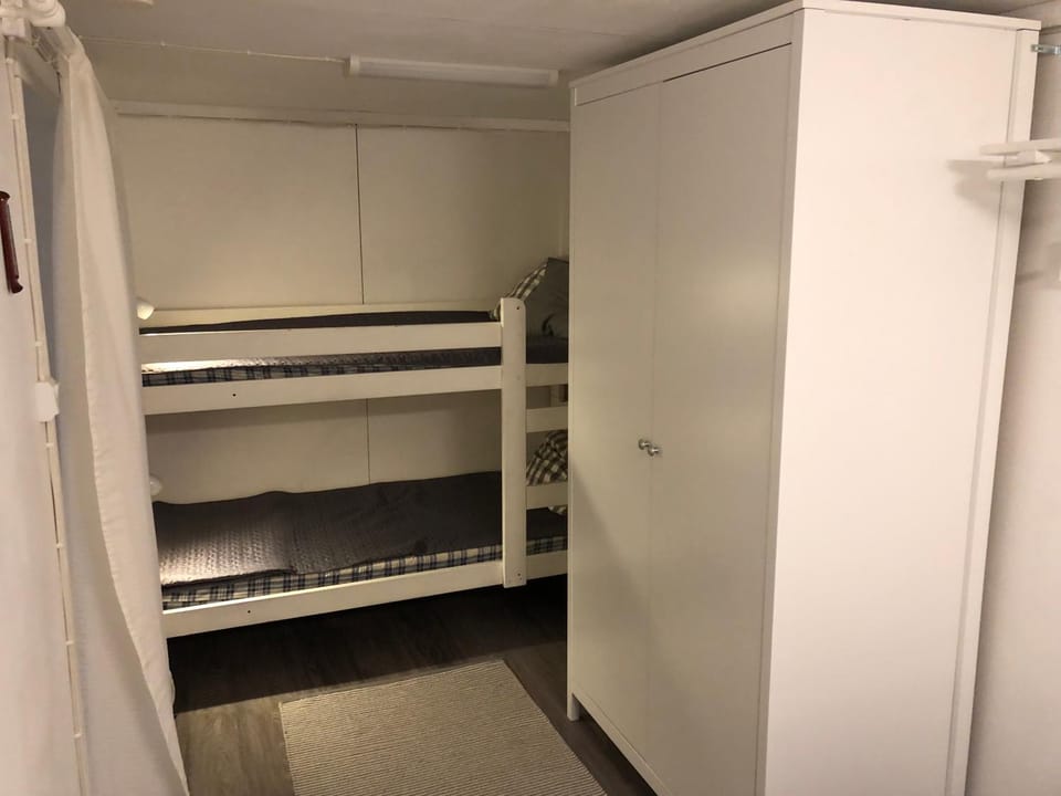 bunk bed, wardrobe