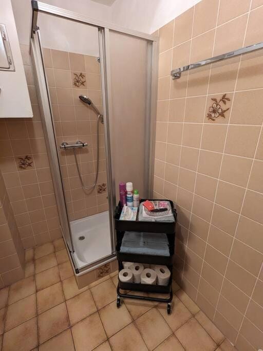 Shower, Bathroom, towels