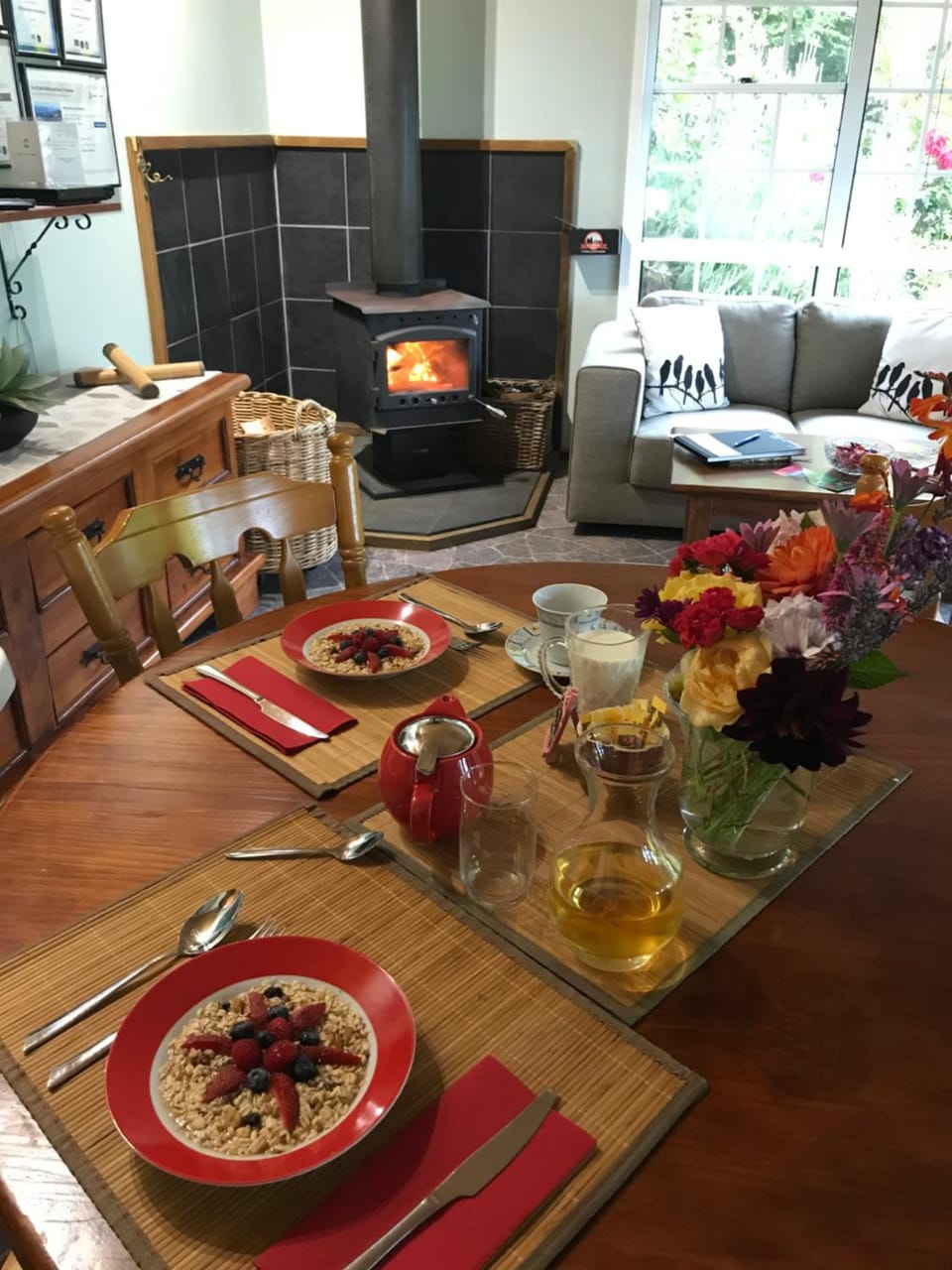 Dining area, Breakfast