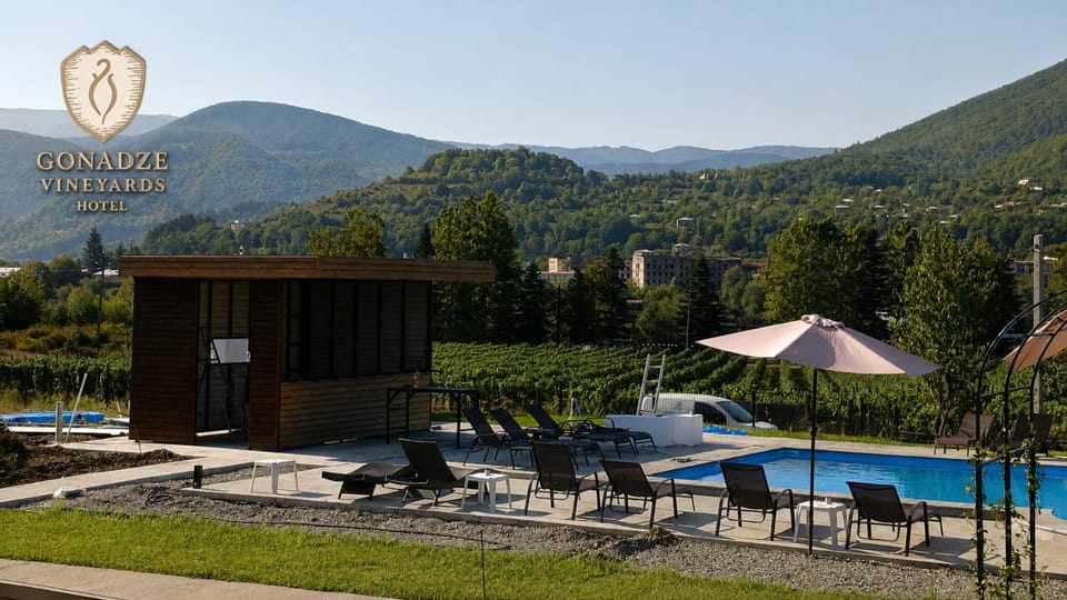Property building, Day, Natural landscape, Mountain view, Swimming pool