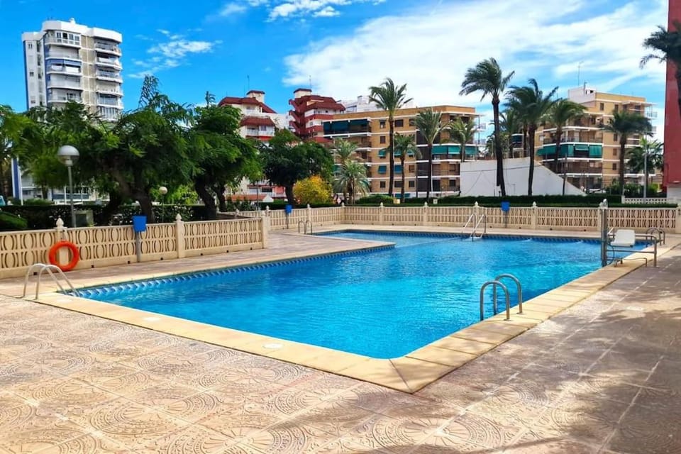 Property building, Pool view
