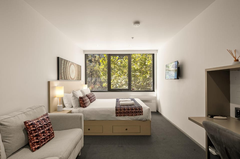 Bed, TV and multimedia