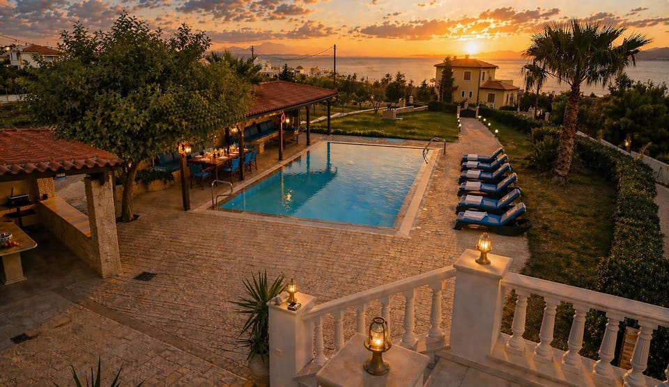 View (from property/room), Sea view, Swimming pool