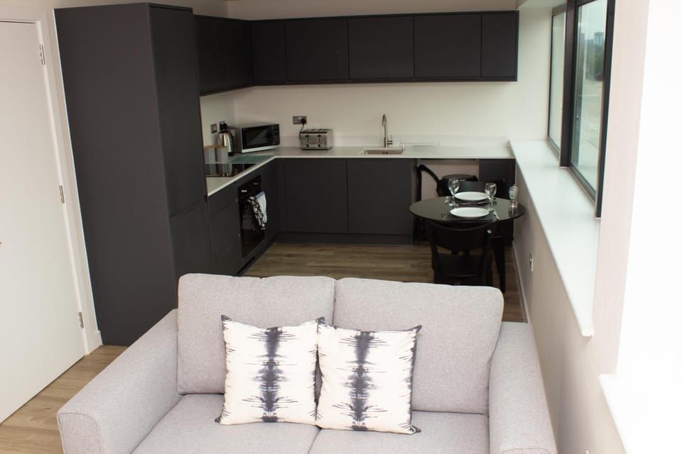 Kitchen or kitchenette, Living room