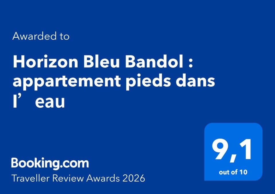 Horizon Bleu Bandol : appartement pieds dans l’eau Apartment in French Riviera