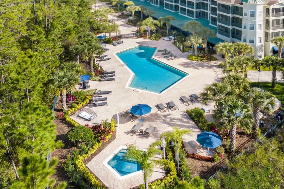 Bird's eye view, Pool view, Swimming pool, Location