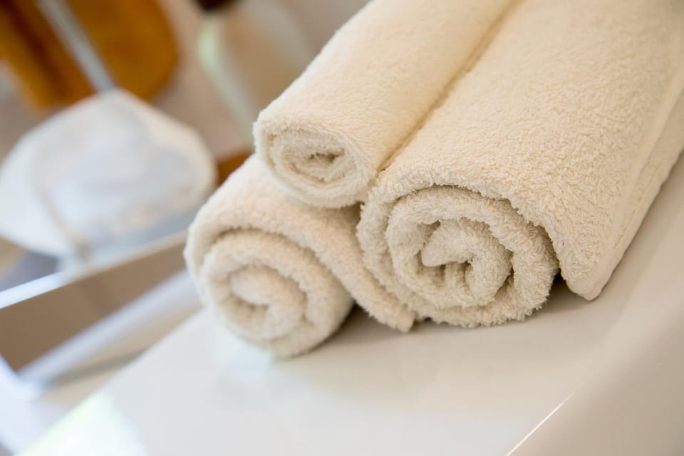 Bathroom, towels