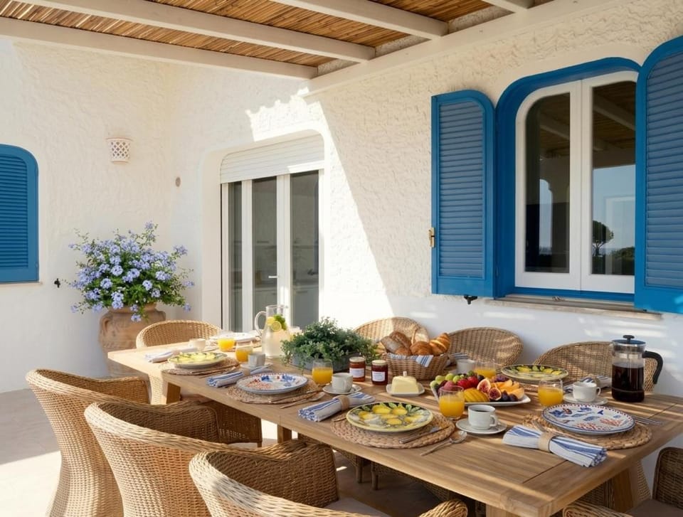 Property building, Patio, Summer, Seating area, Dining area, Garden view