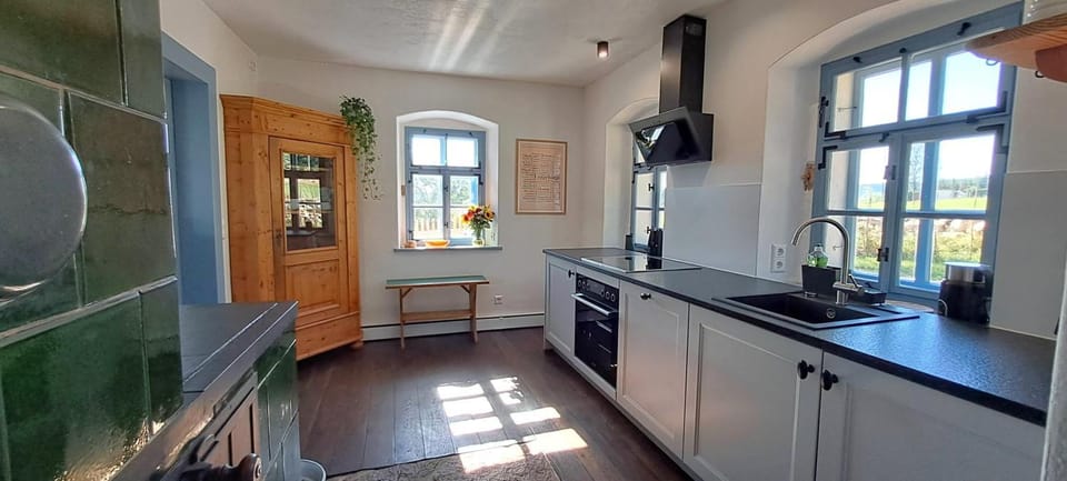 Kitchen or kitchenette, flat iron