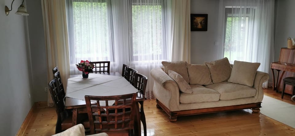 Living room, Seating area, Dining area