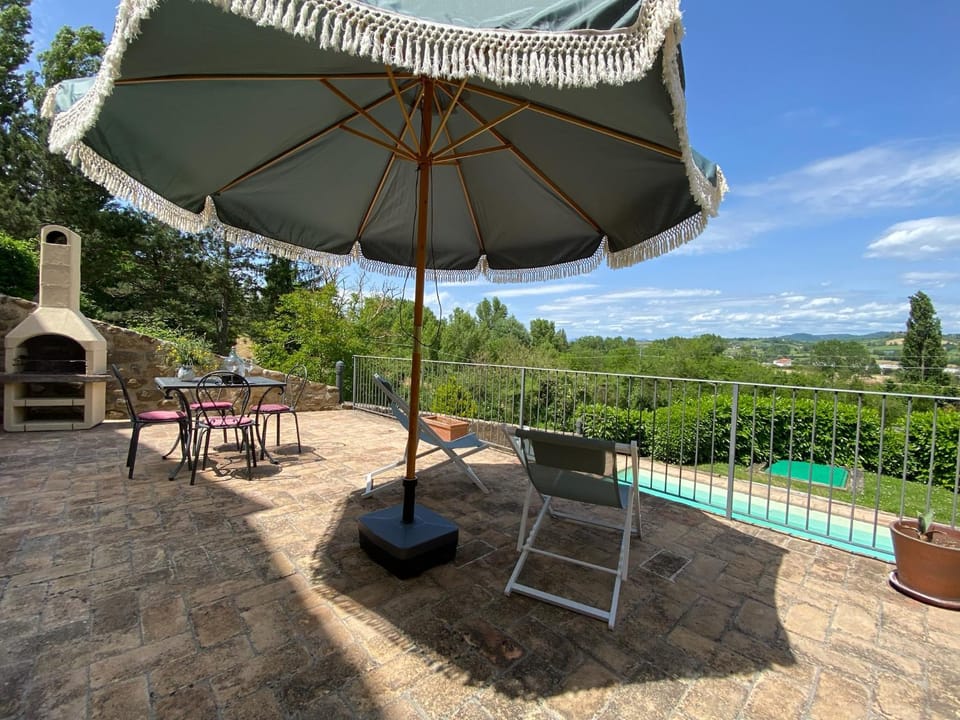 Patio, Balcony/Terrace, Garden view, Pool view, Swimming pool, sunbed