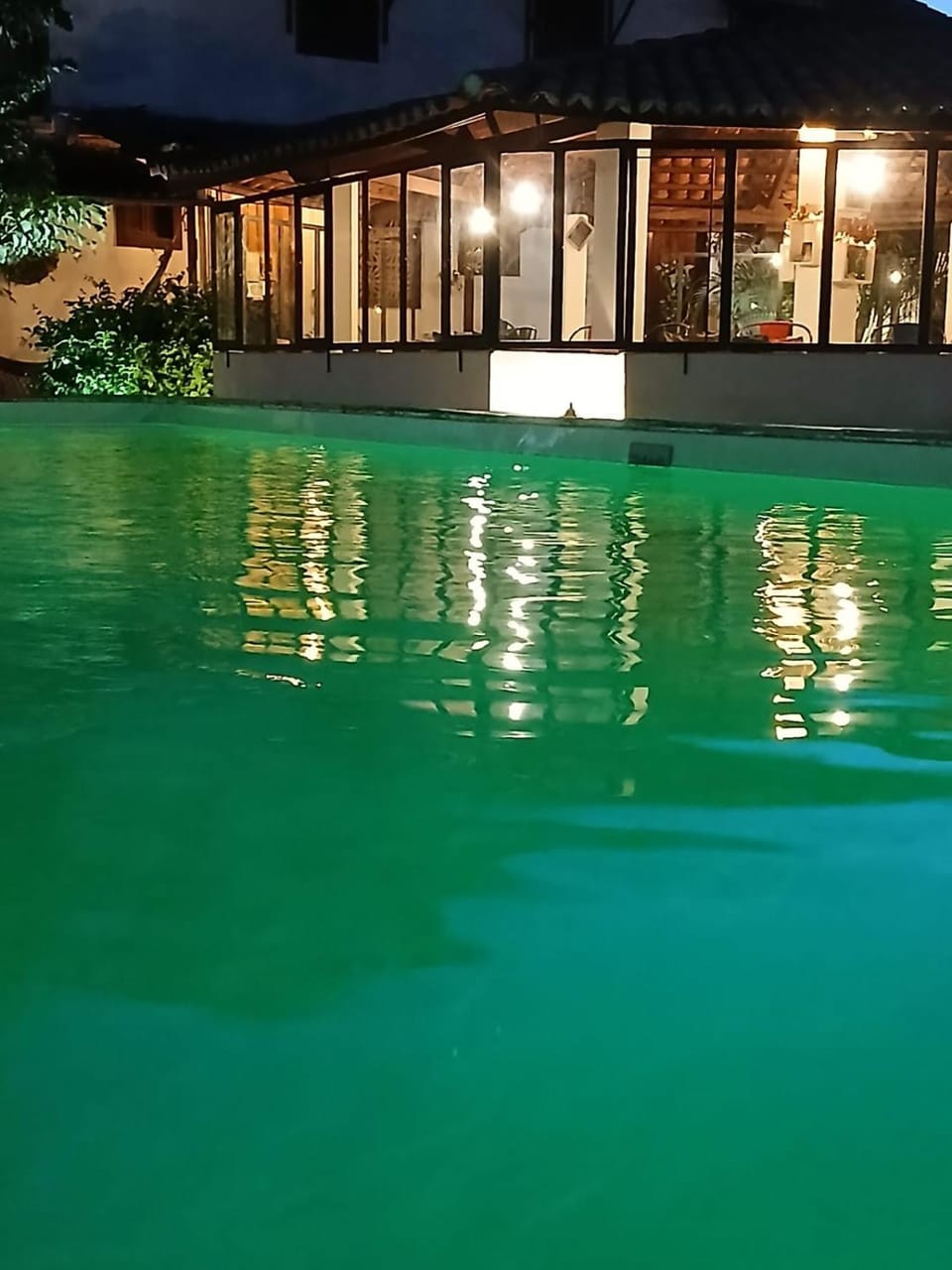Living room, Swimming pool