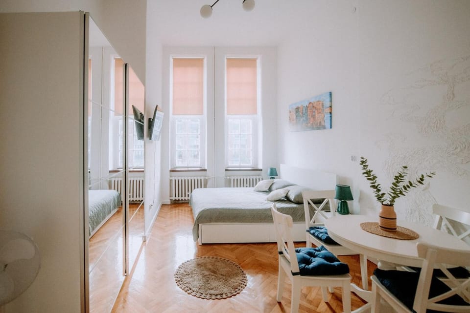 Photo and video Old factory view Apartment in Masovian Voivodeship