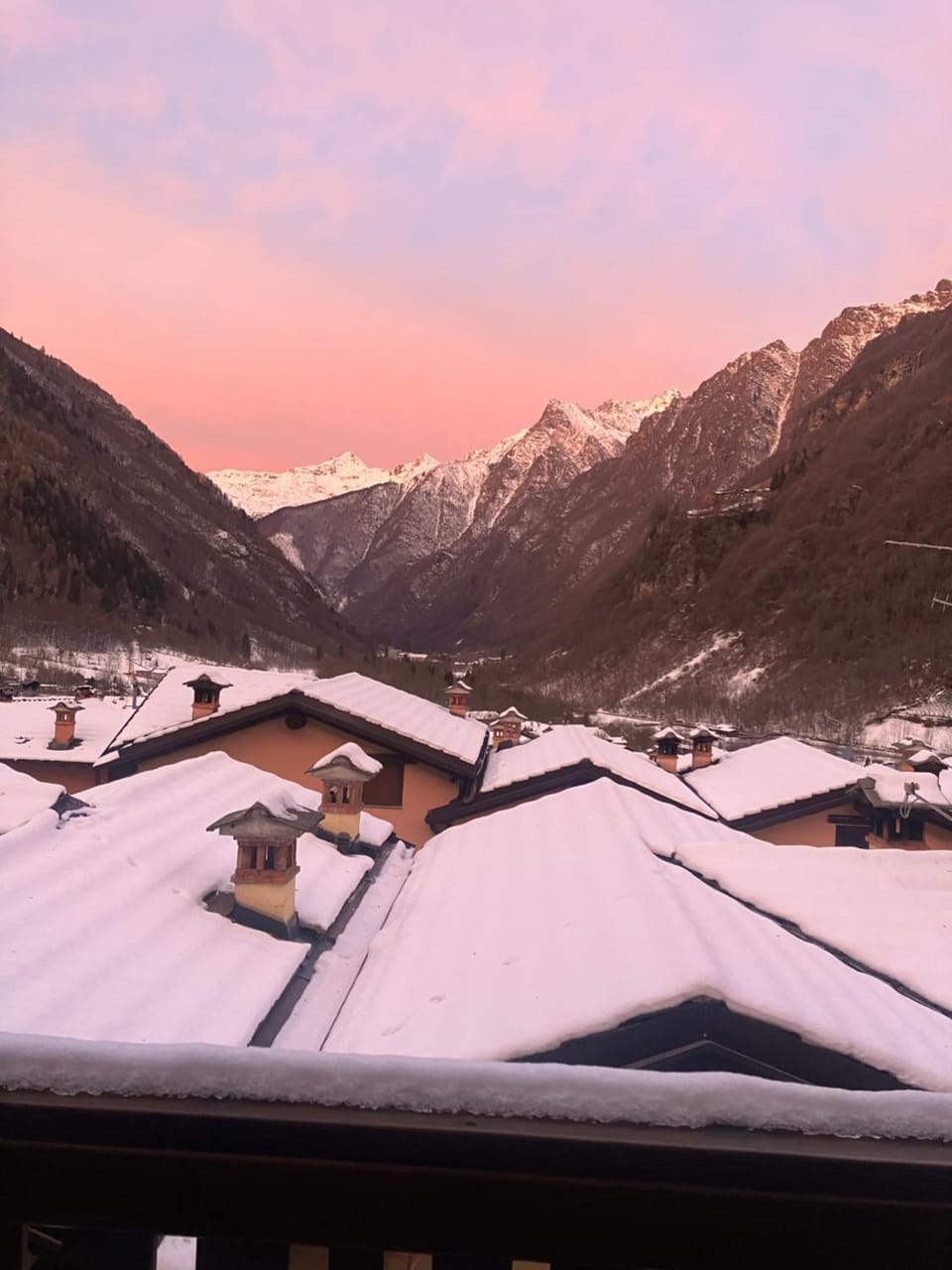 Day, Natural landscape, Winter, Mountain view