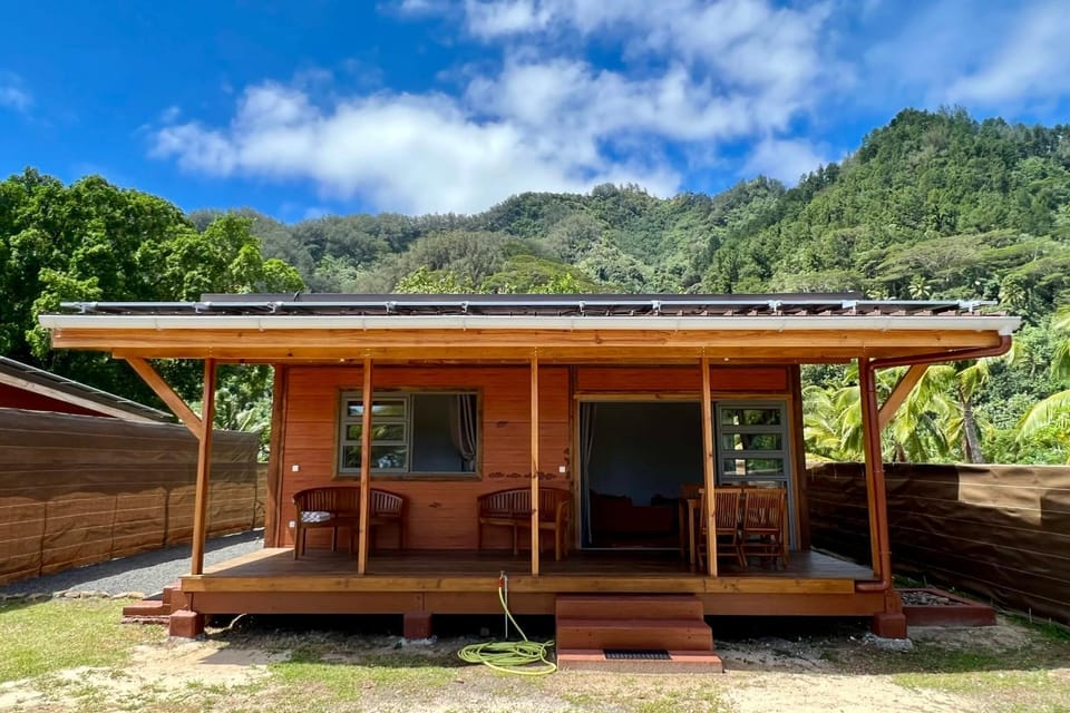 Fare Tau Otaha - Comfy cabin w Private Beach Access Cabin in Moorea-Maiao