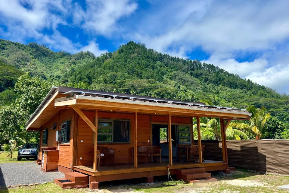 Fare Tau Otaha - Comfy cabin w Private Beach Access Cabin in Moorea-Maiao