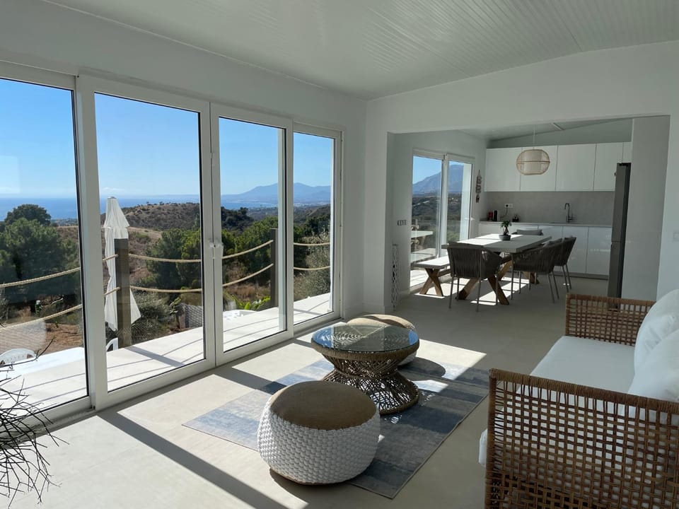 Natural landscape, Living room, Dining area, Sea view