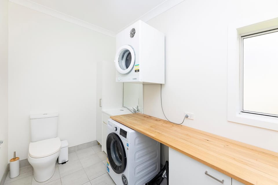 Toilet, washing machine, dryer