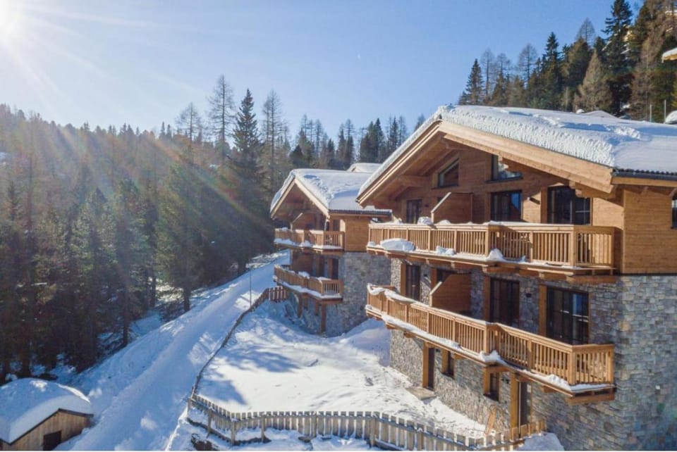 Property building, Natural landscape, Winter, Mountain view
