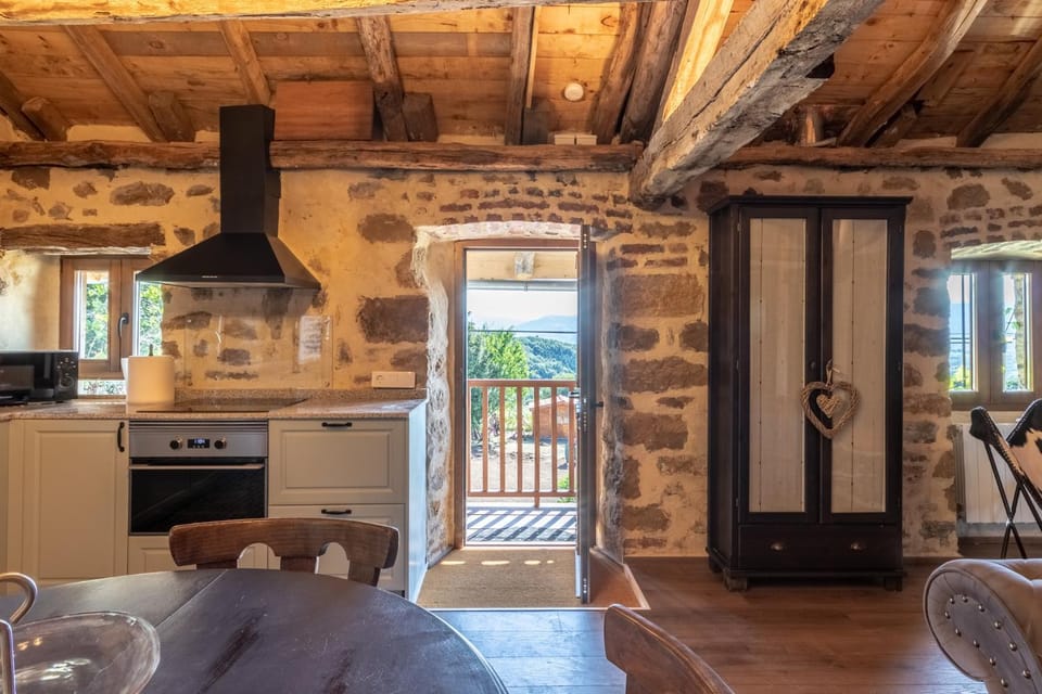 Living room, kitchen