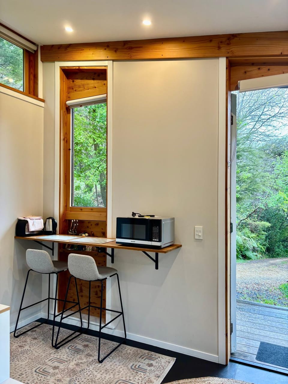 Fantail’s Nest in the forest House in Tasman District, Tasman, New Zealand