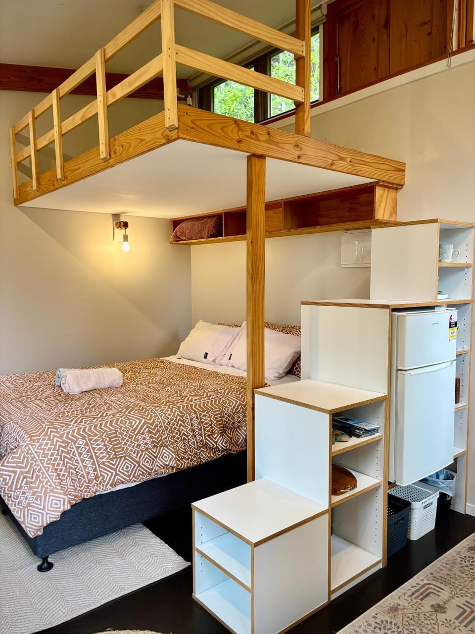 Fantail’s Nest in the forest House in Tasman District, Tasman, New Zealand