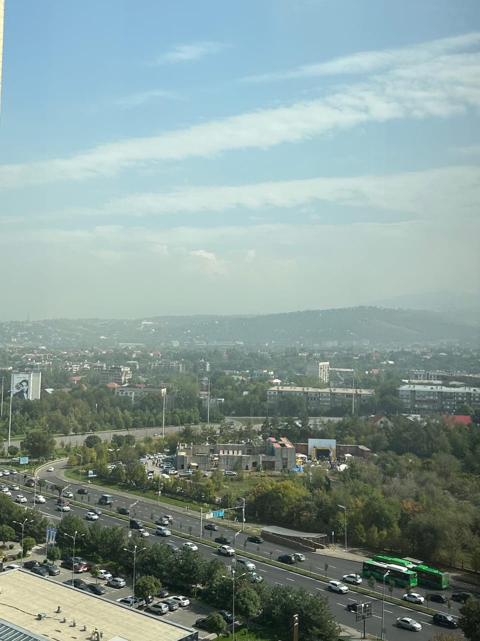 Bird's eye view, City view, Mountain view
