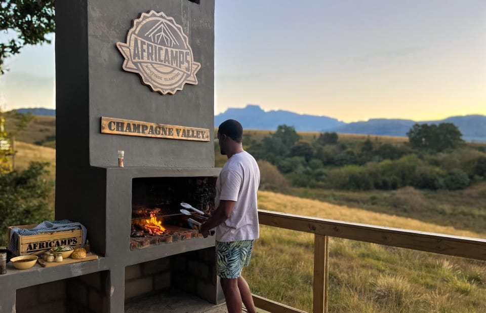Natural landscape, BBQ facilities