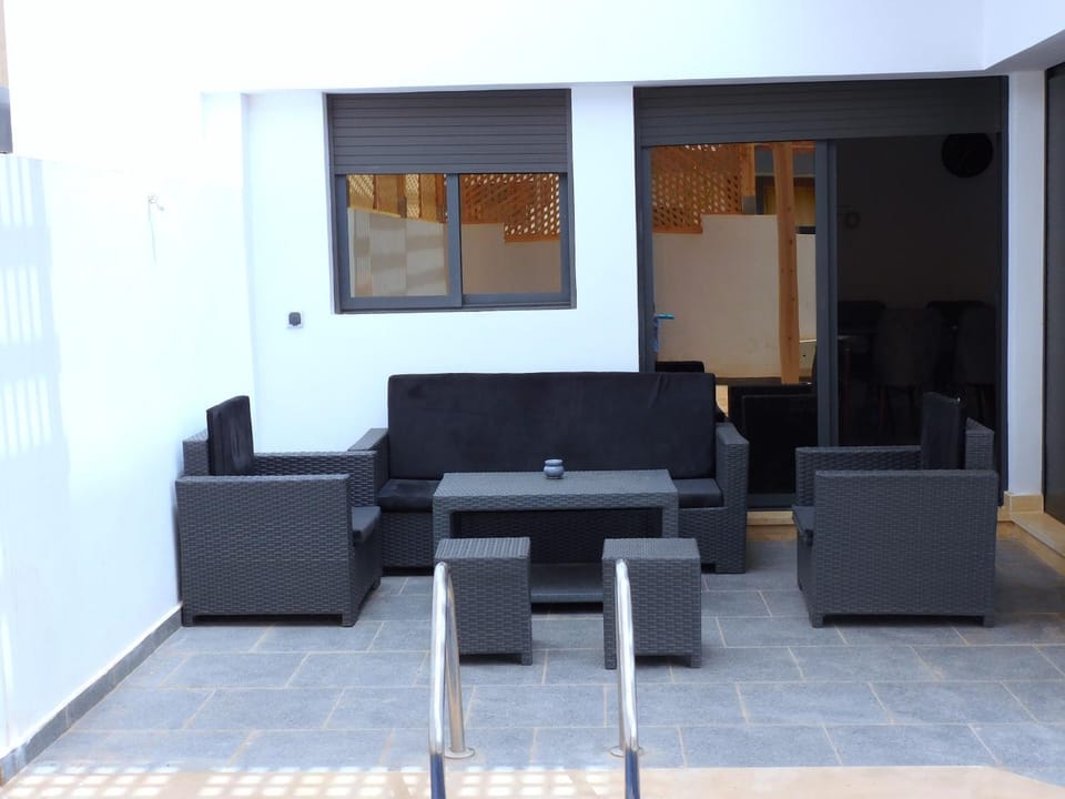 Patio, Living room, Seating area