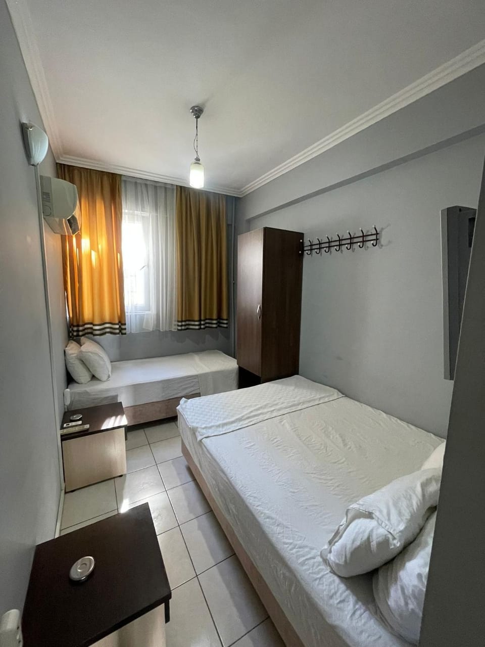 Bed, Photo of the whole room, Bedroom, towels, wardrobe