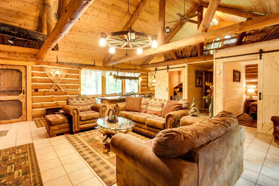 Versatile Bass Lake Cabin with Deck! Cabin in Wisconsin