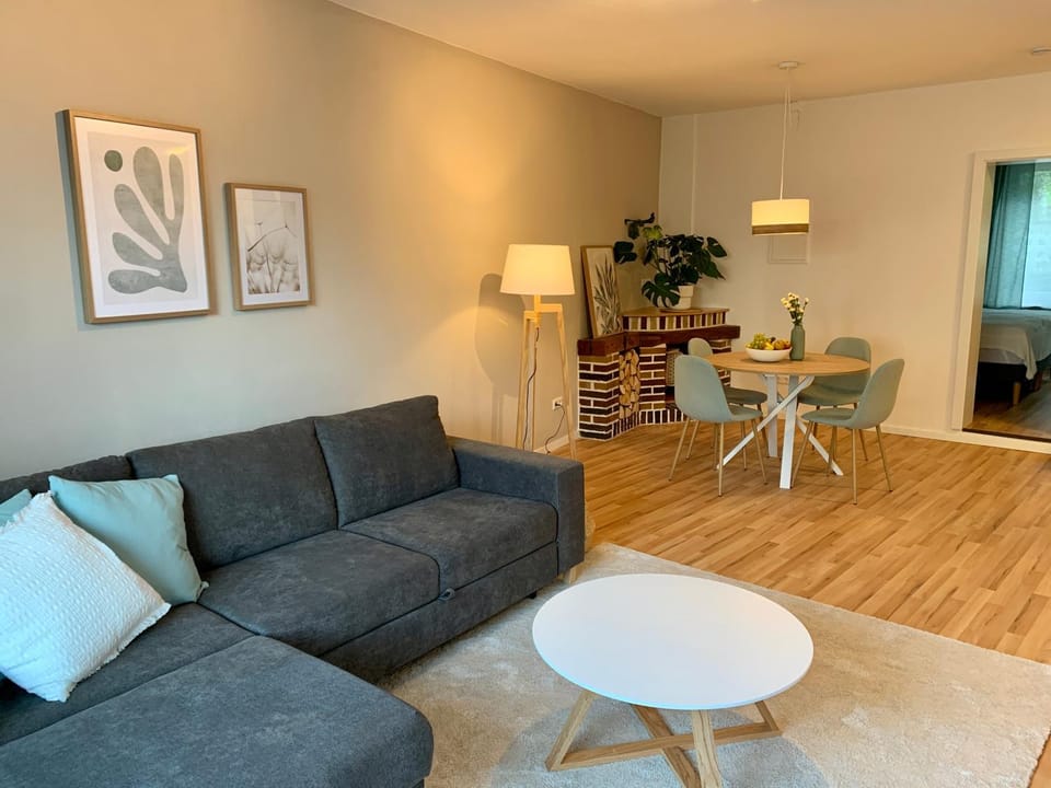 Living room, Seating area, Dining area