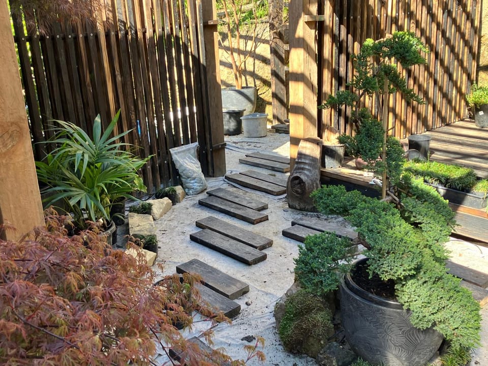 Spring, Day, Garden, Garden view