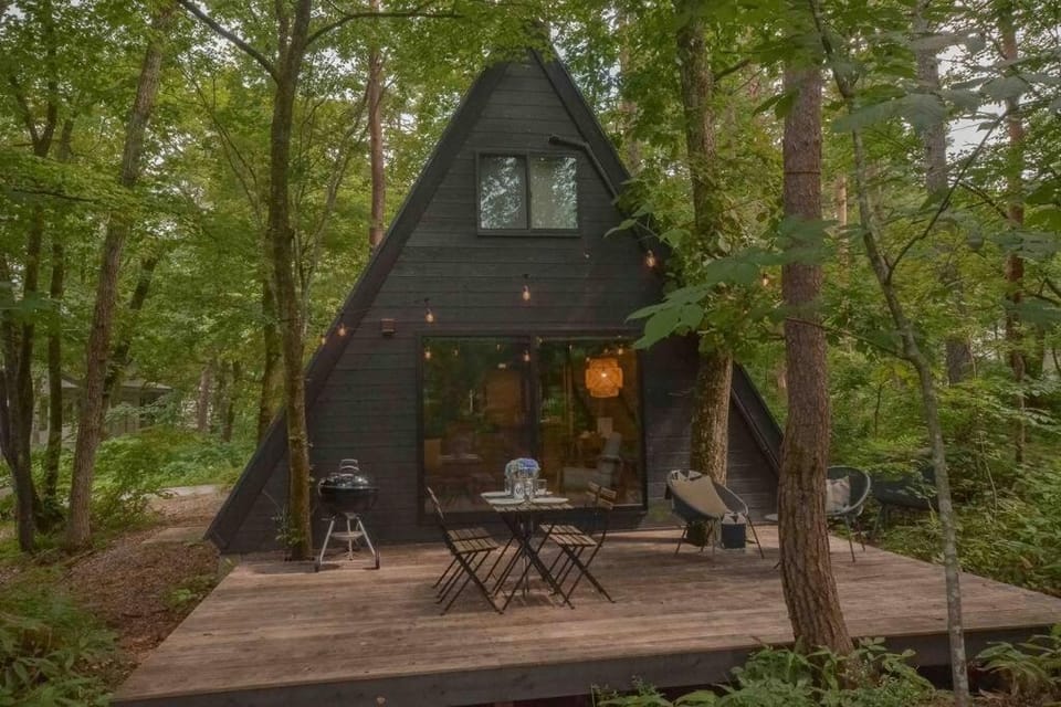 Sobae Sanso - Adorable A-Frame Cottage Chalet in Hakuba