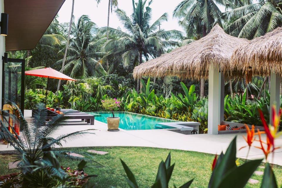 Natural landscape, Garden view, Pool view, Swimming pool