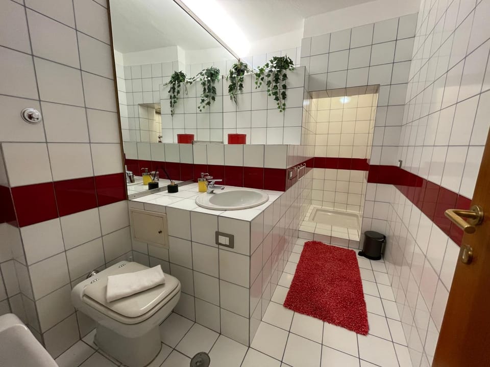 Shower, Toilet, Bathroom, bidet, towels