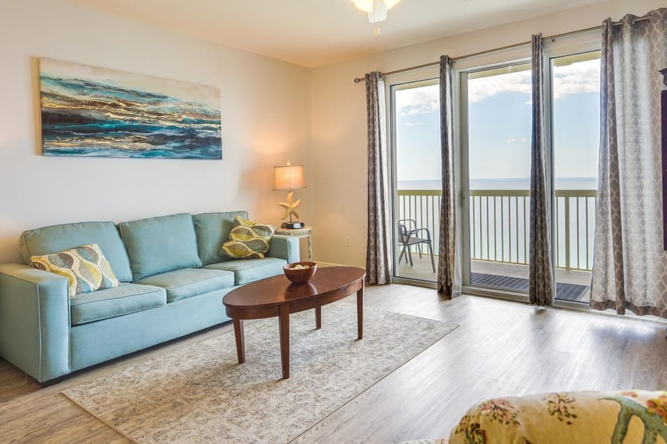 Balcony & Beach Access: Oceanfront PCB Condo House in Panama City Beach