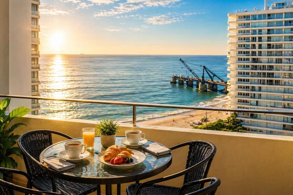 View (from property/room), Balcony/Terrace, Beach, Sea view