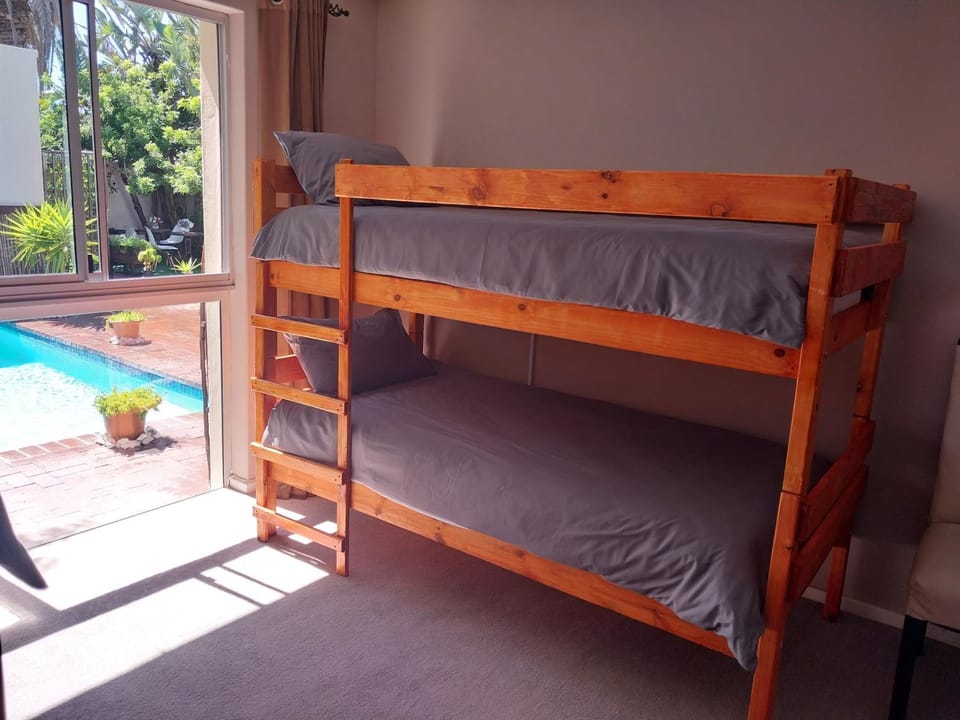 Pool view, bunk bed
