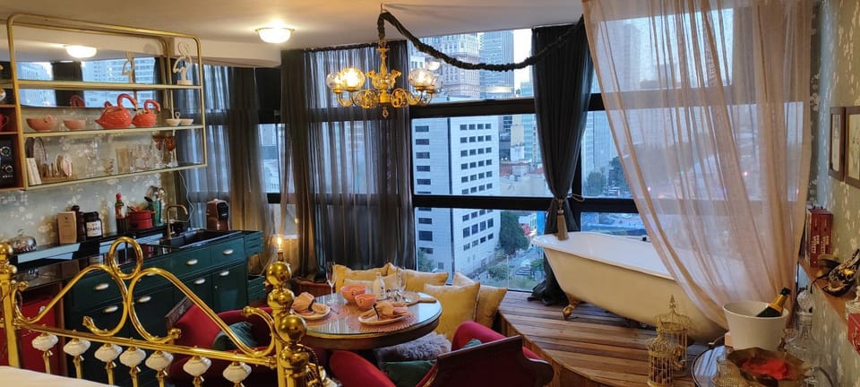 Loft TEMÁTICO Oásis com vista ESPETACULAR Apartment in Sao Paulo City
