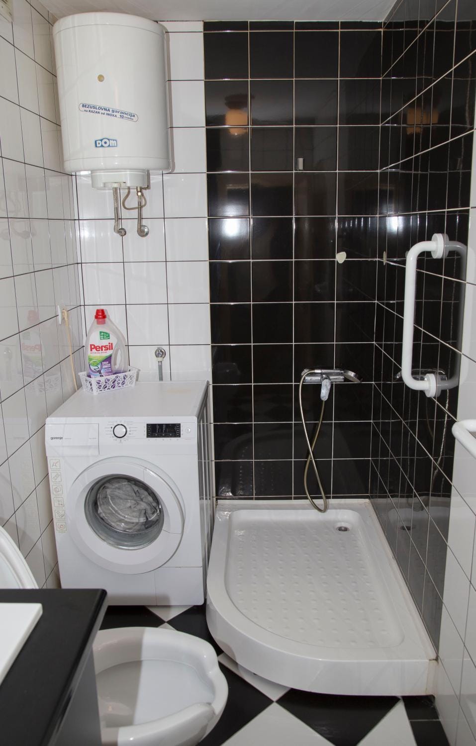 Shower, Toilet, Bathroom, washing machine