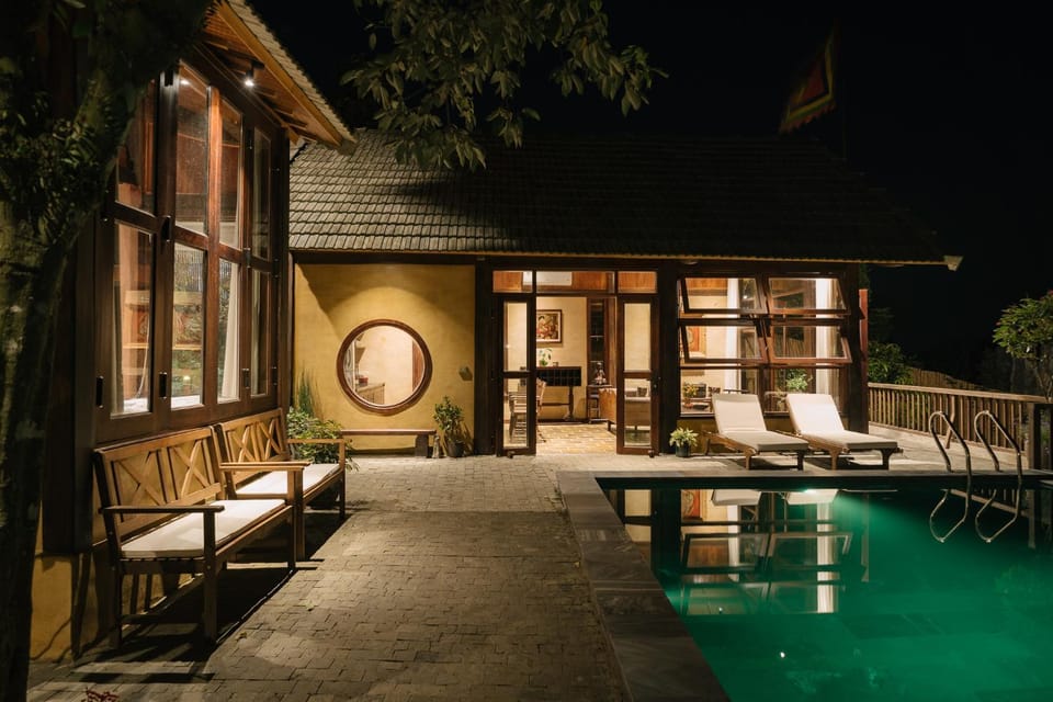 Night, Swimming pool