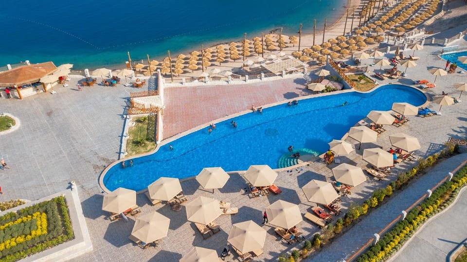 Bird's eye view, Beach, Swimming pool