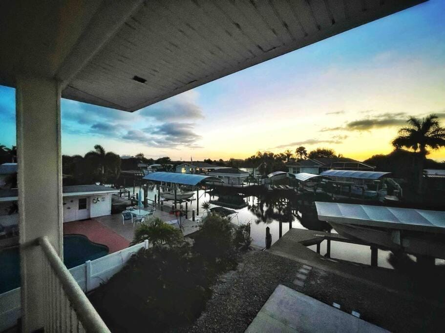 3 bed 3 bath home on quiet canal with heated and chilled pool House in St James City